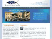 Tablet Screenshot of churchstewardship.net